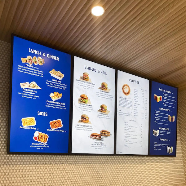 Digital Menu Screens | GoPixel Solutions