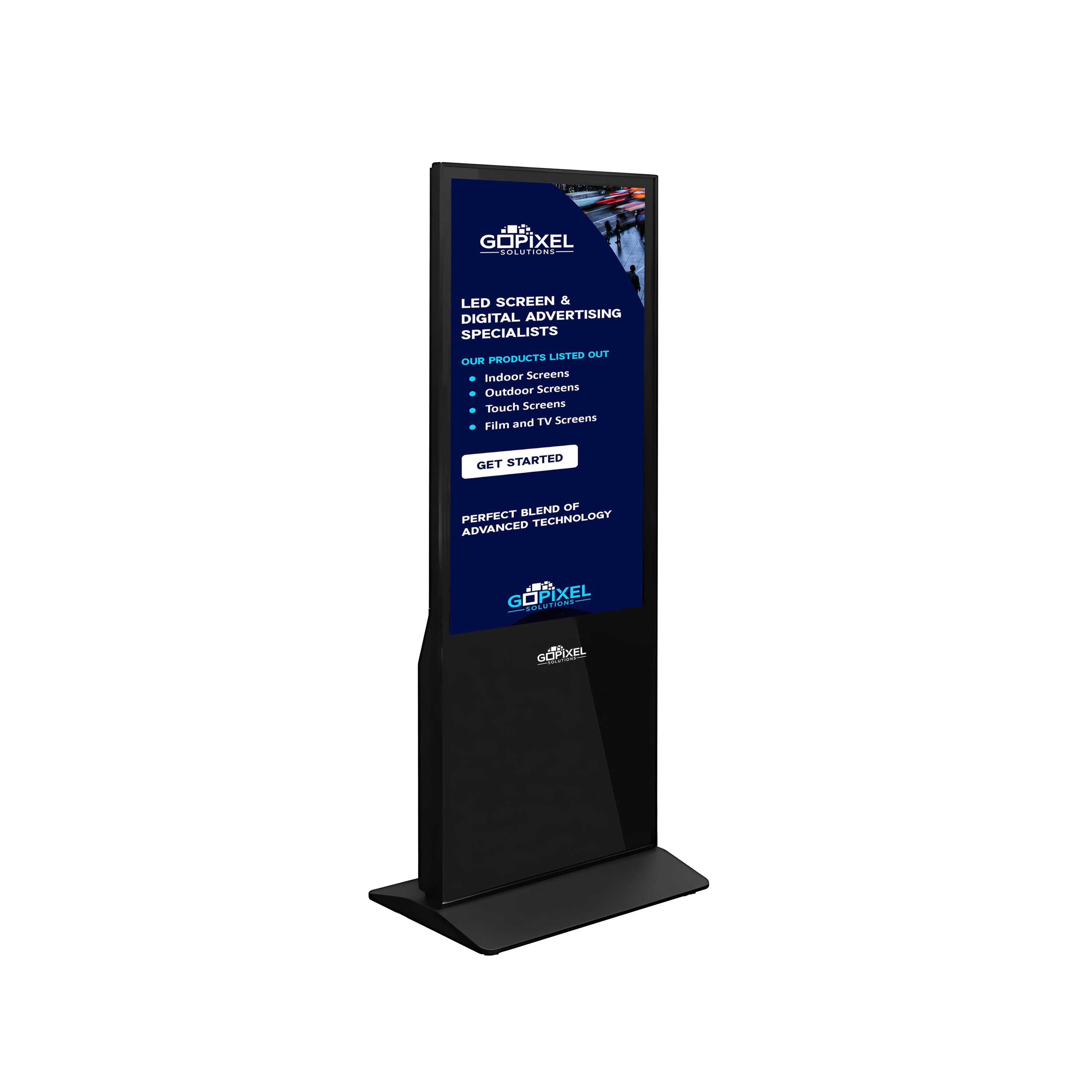 LCD Digital Advertising Poster; Slimline