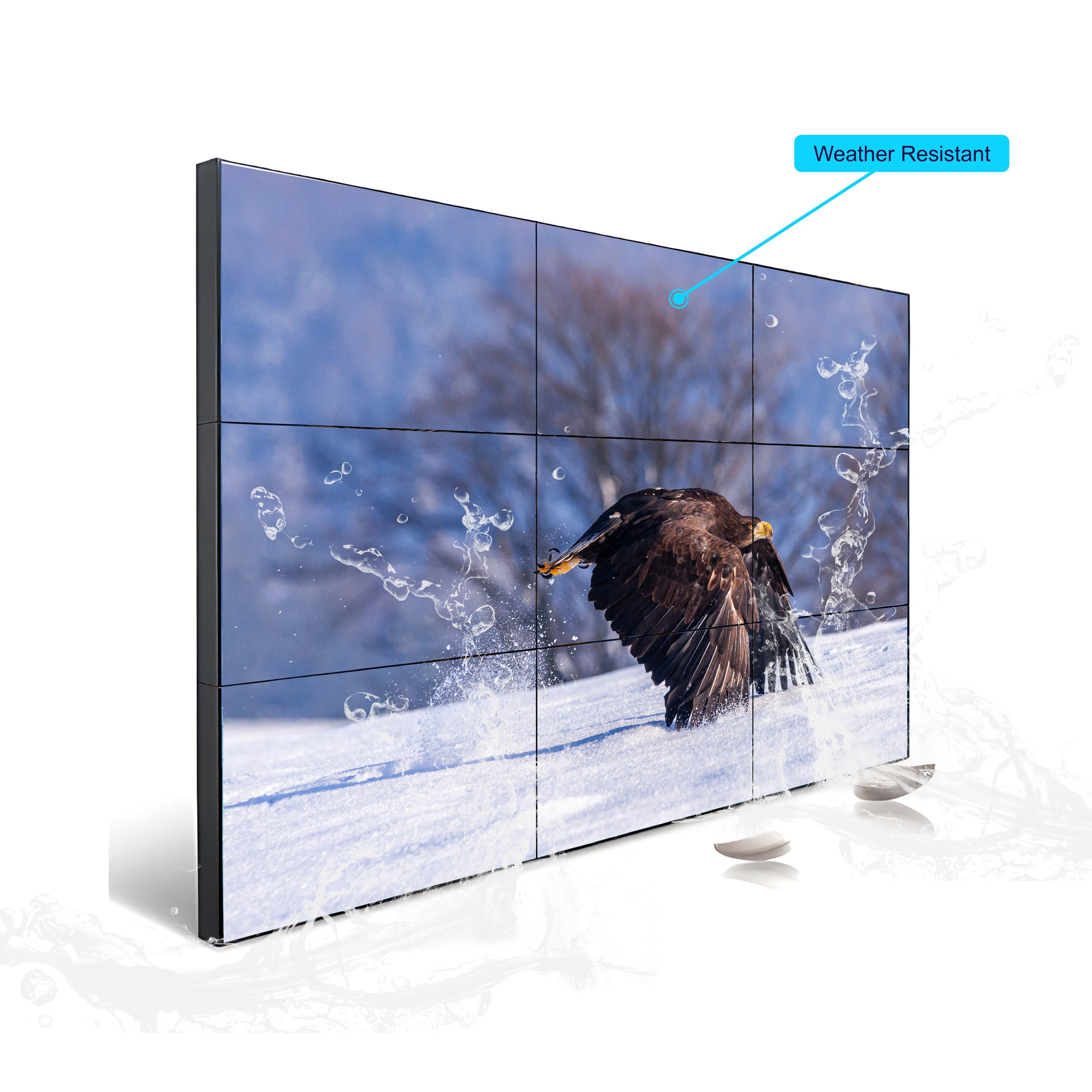 Outdoor LED Video Wall Panel: 640mm x 640mm